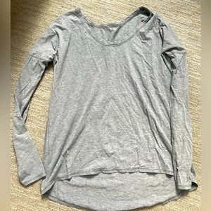 Lululemon Grey Long Sleeve Size 4